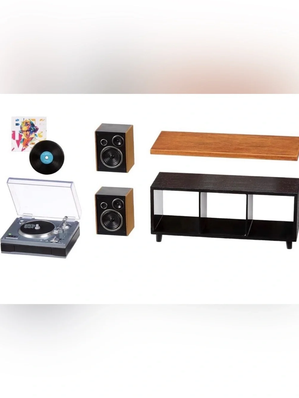 MGA's Miniverse Real Music Mini Record Player New!